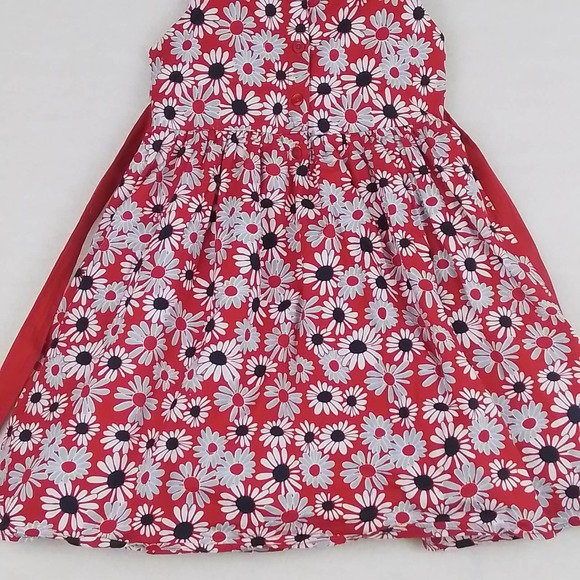 Westside Girl's Sun Dress Size 5-6 in Red, White, Blue w/ Floral Print - Picture 8 of 10